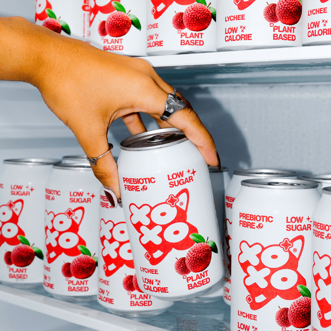 XO Soda Litchi — Cartone da 12 × 330 ml