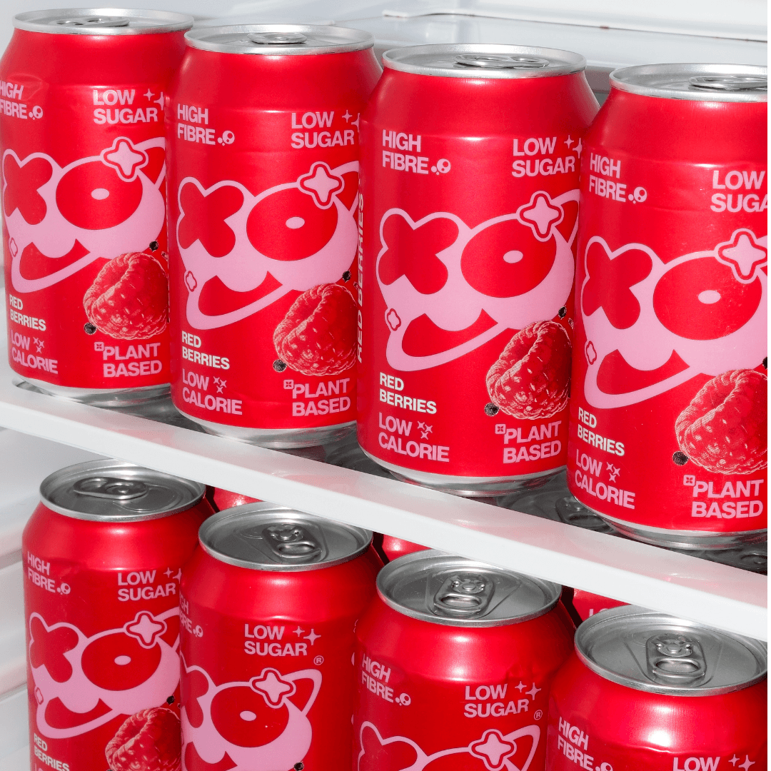 XO Soda Frutti Rossi — Cartone da 12 × 330 ml