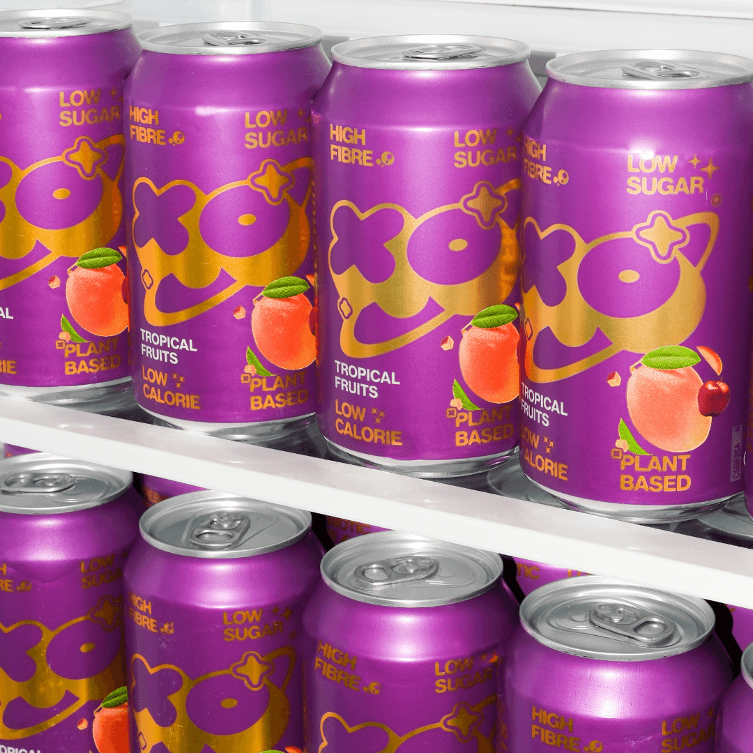 XO Soda Tropicale — Cartone da 12 × 330 ml