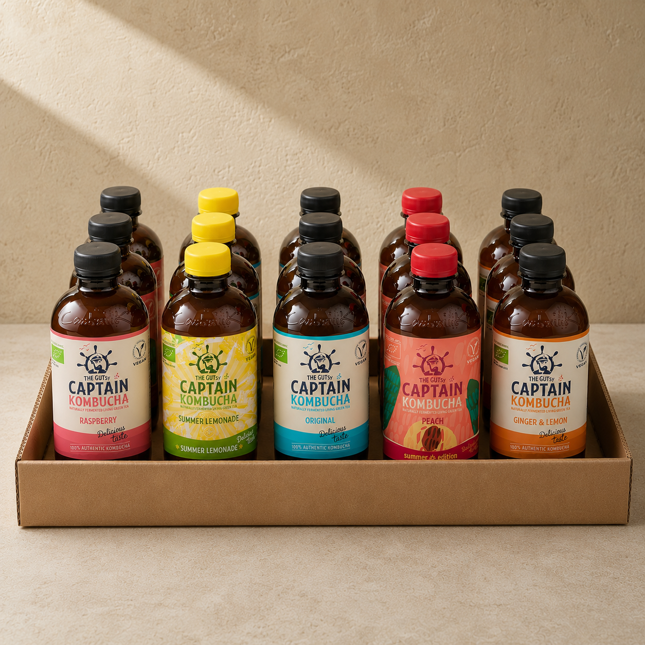 Kombucha Mix 15 — tutti e 5 i gusti