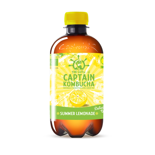 Kombucha Limonata — Cartone da 12 × 400 ml